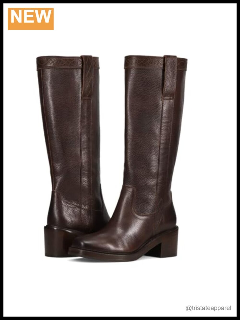 Frye Kate Women's Wide Calf Pull On Leather Boots Mid-Calf